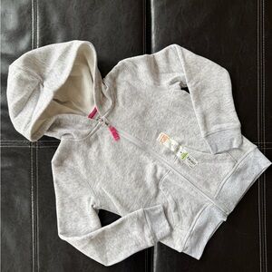 Jumping Beans - Girl’s Heather Gray Zip-Up Hoodie